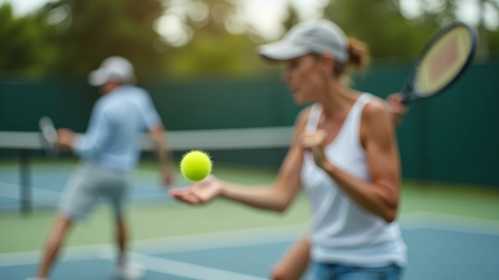 Players competing in a doubles tennis match